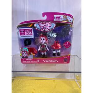 NEW Royale High Dark Fairy Fashion Doll With Exclusive Virtual Item Code